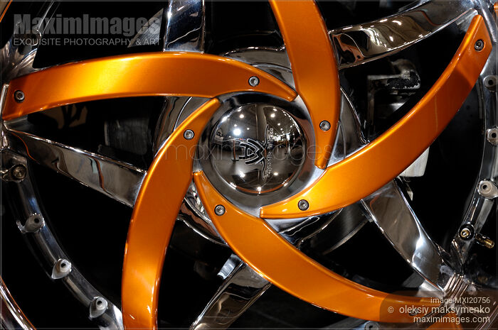 Stock photo of Custom Car Wheel Buy commercial use license at MaximImages