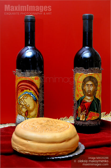 Stock photo of Cyprus Sacramental Wine Altar Wine Buy commercial use license at MaximImages
