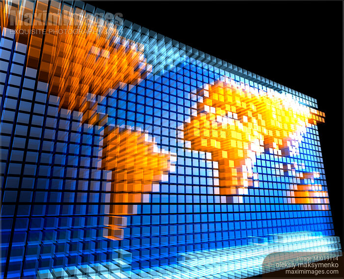 Digital World Map Stock image of Digital World Map Buy commercial use license at MaximImages
