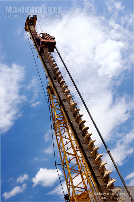 Stock photo of Drilling Machine Drill Bit Buy commercial use license at MaximImages