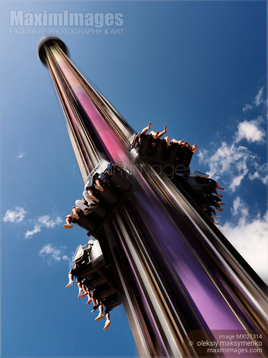 Stock photo of Drop Tower at Canada's Wonderland Buy commercial use license at MaximImages