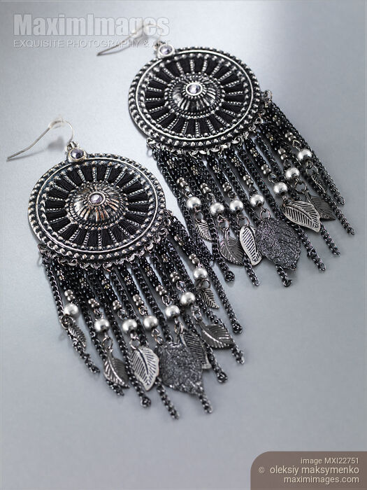 Earrings Stock photo of Earrings Buy commercial use license at MaximImages