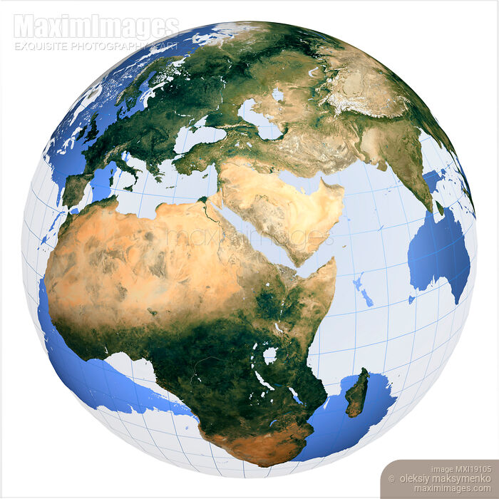 Stock image of Earth Globe Buy commercial use license at MaximImages