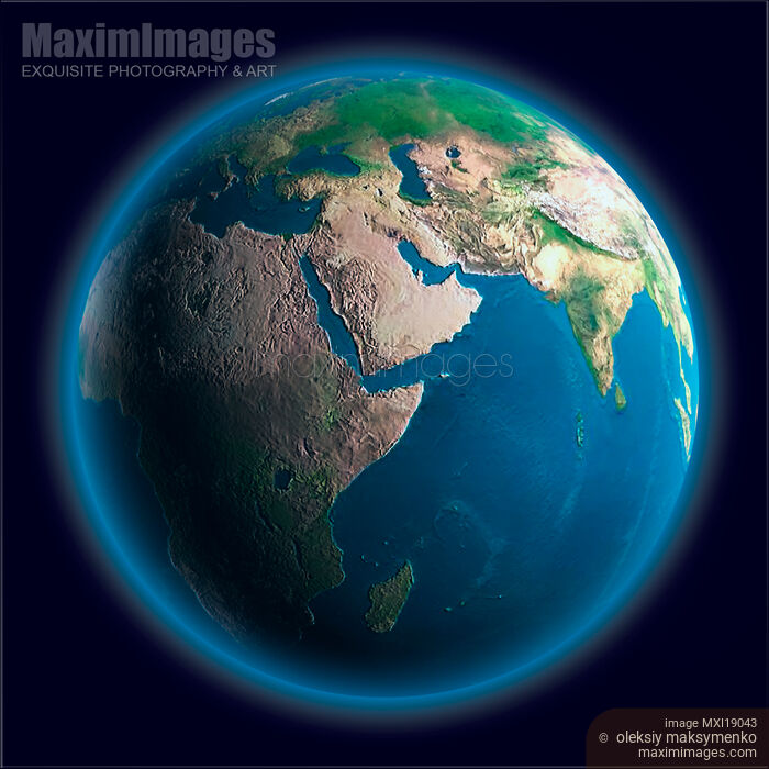 Earth Globe Africa and Asia Stock image of Earth Globe Africa and Asia Buy commercial use license at MaximImages