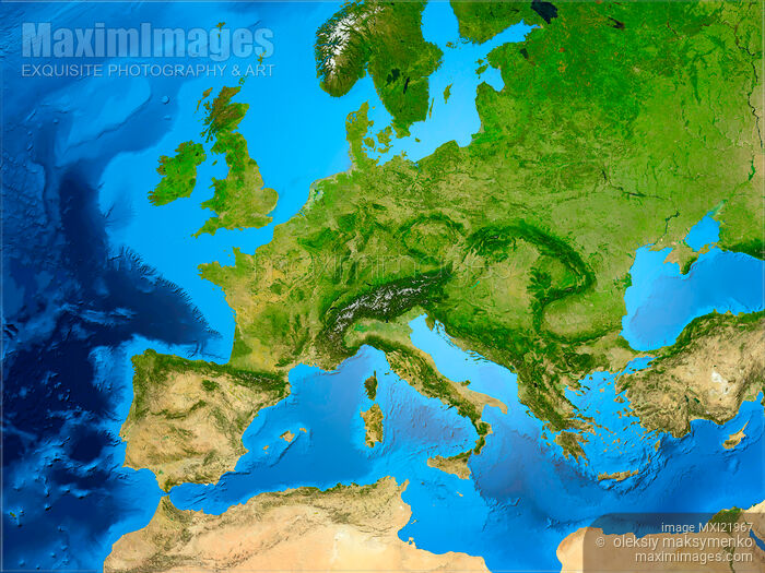 Earth Globe - Europe Stock image of Earth Globe - Europe Buy commercial use license at MaximImages