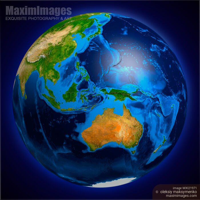 Earth Globe - Oceania Stock image of Earth Globe - Oceania Buy commercial use license at MaximImages