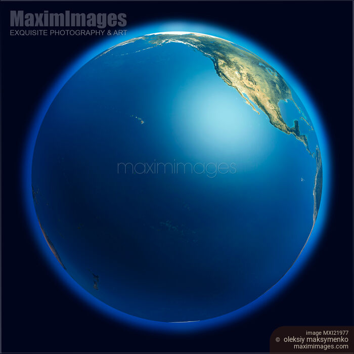 Earth Globe - Pacific Ocean Stock image of Earth Globe - Pacific Ocean Buy commercial use license at MaximImages