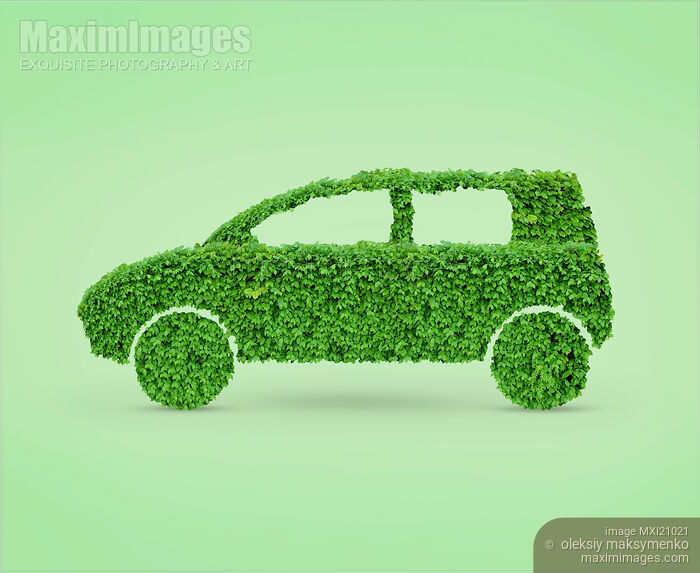 Eco-friendly Green Car Made of Leaves Environmental Concept Stock image of Eco-friendly Green Car Made of Leaves Environmental Concept Buy commercial use license at MaximImages