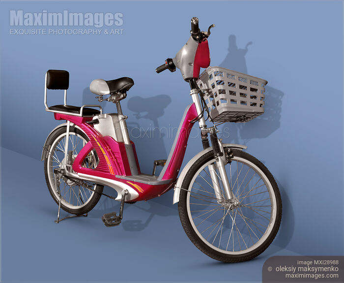 Stock photo of Electric Commuter Bicycle Buy commercial use license at MaximImages