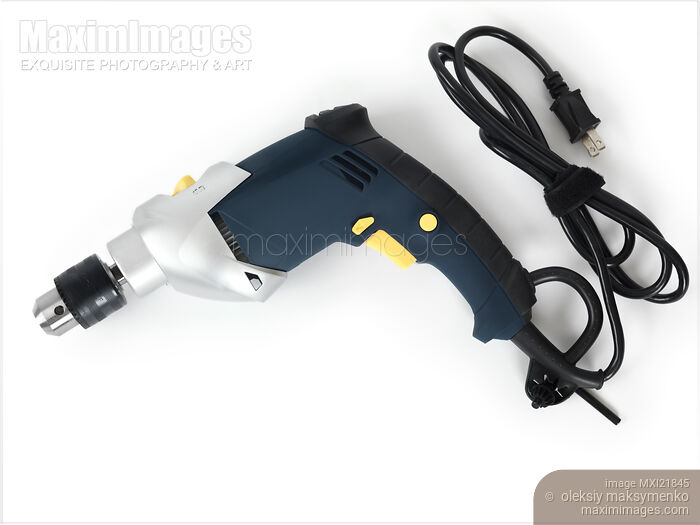 Stock photo of Electric Drill Buy commercial use license at MaximImages