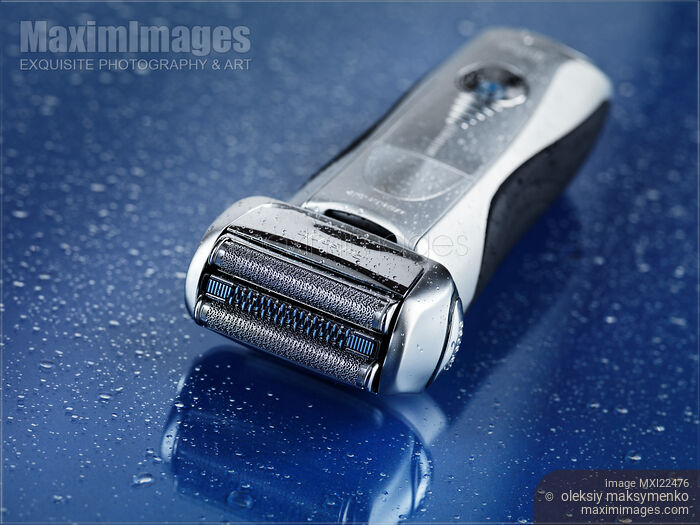 Stock photo of Electric Shaver Buy commercial use license at MaximImages