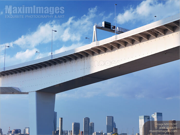 Elevated highway in Tokyo Stock photo of Elevated highway in Tokyo Buy commercial use license at MaximImages