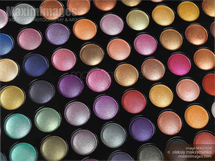 Eye Shadow Palette Stock photo of Eye Shadow Palette Buy commercial use license at MaximImages