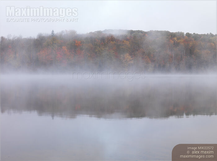 Fall Nature Scenery of a Lake Stock photo of Fall Nature Scenery of a Lake Buy commercial use license at MaximImages