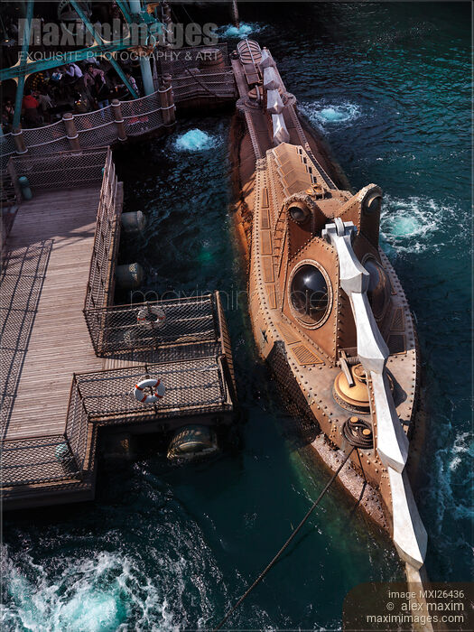 Stock photo of Fantasy submarine at Tokyo Disneysea Buy commercial use license at MaximImages