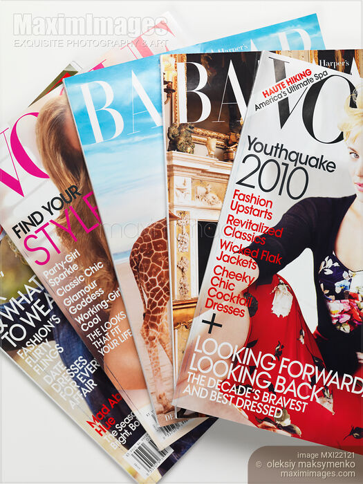Stock photo of Fashion Magazines Buy commercial use license at MaximImages