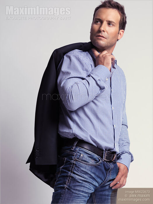 Fashionably Dressed Man Stock photo of Fashionably Dressed Man Buy commercial use license at MaximImages