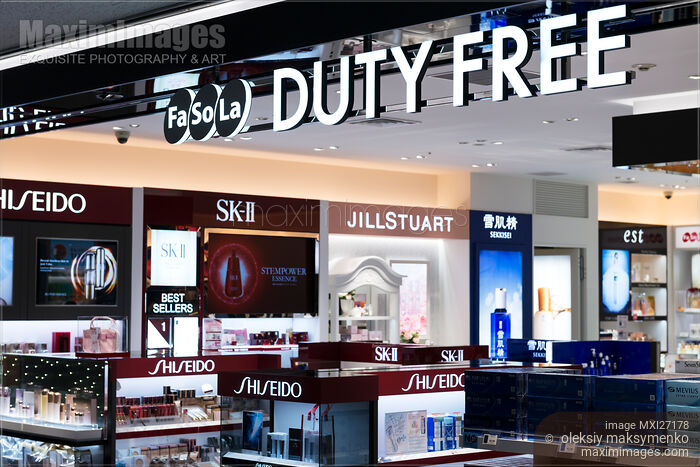 Stock photo of FaSoLa  Duty Free shop in Narita airport Japan Buy commercial use license at MaximImages