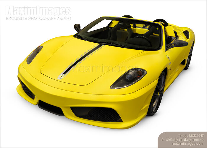 Stock photo of Ferrari 16M Scuderia Spider Buy commercial use license at MaximImages