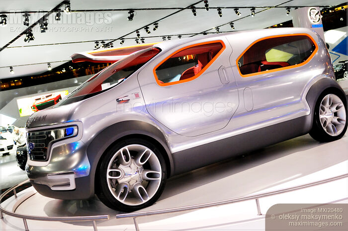 Stock photo of Ford Airstream Concept Car Buy commercial use license at MaximImages