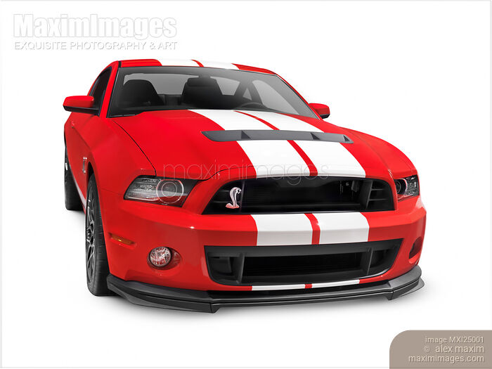 Stock photo of Ford Mustang Shelby GT500 sports car Buy commercial use license at MaximImages