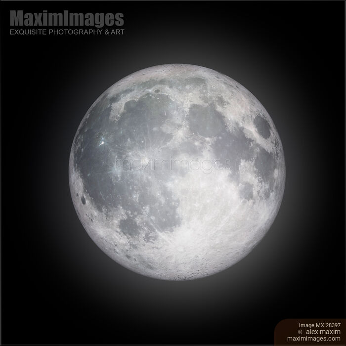 Stock photo of Full moon Buy commercial use license at MaximImages