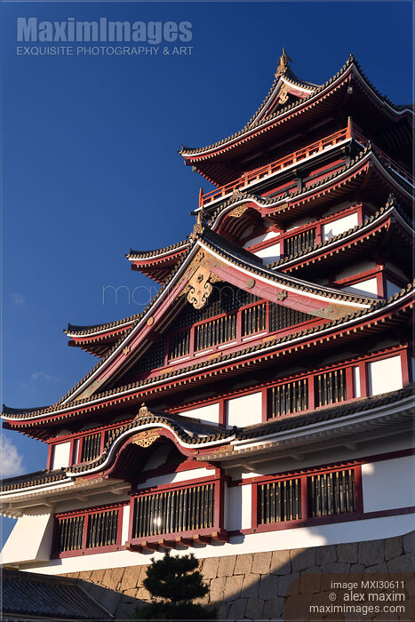 Stock photo of Fushimi Castle in Kyoto Japan Buy commercial use license at MaximImages