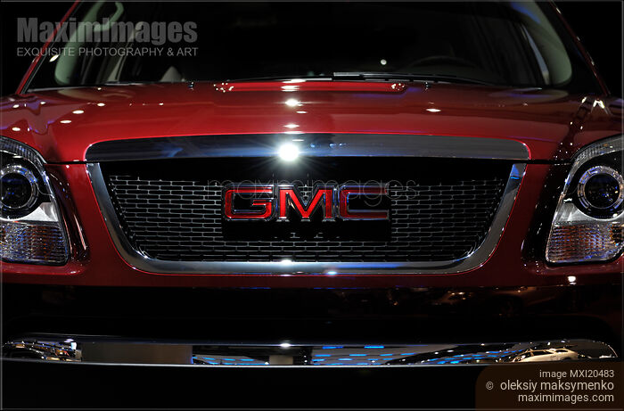 Stock photo of General Motors Car Emblem Buy commercial use license at MaximImages