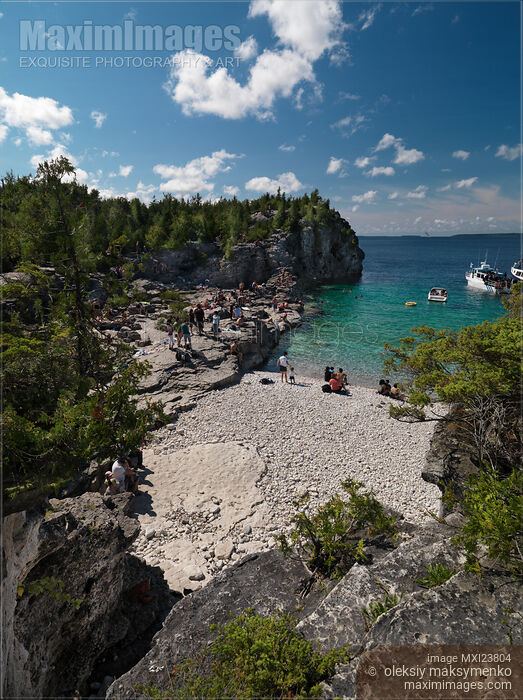 Stock photo of Georgian Bay at Bruce Peninsula National Park Buy commercial use license at MaximImages