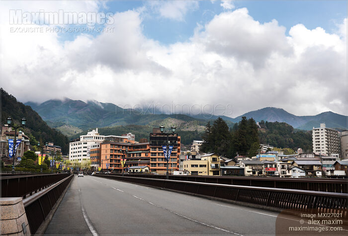 Stock photo of Gero town Japan Buy commercial use license at MaximImages