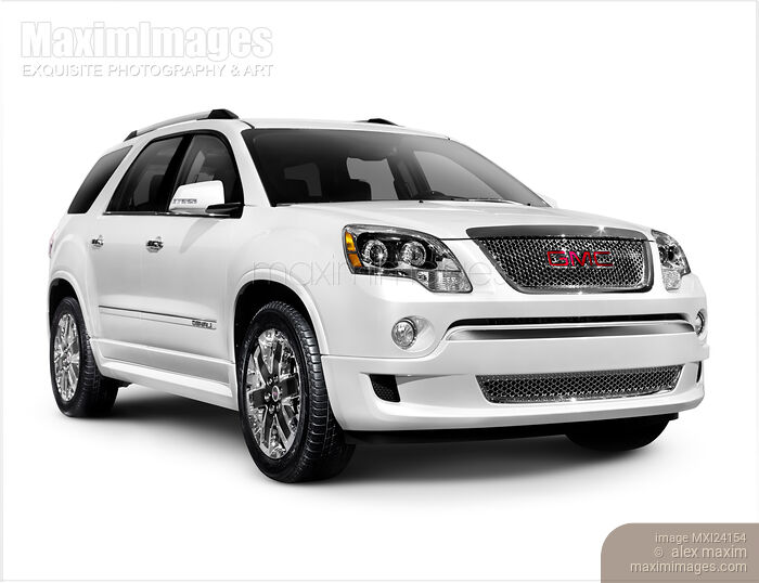GMC Acadia Denali CUV car Stock photo of GMC Acadia Denali CUV car Buy commercial use license at MaximImages