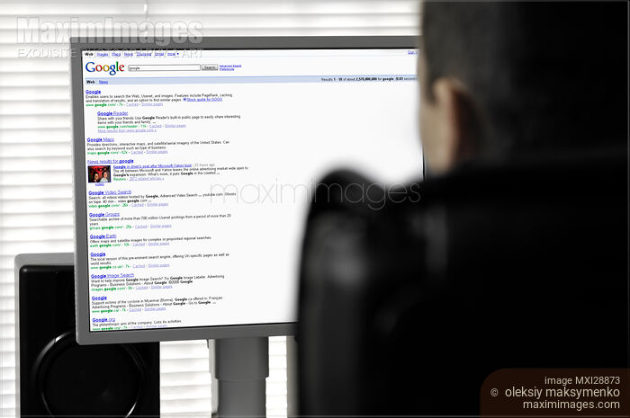 Stock photo of Google Search Engine Buy commercial use license at MaximImages