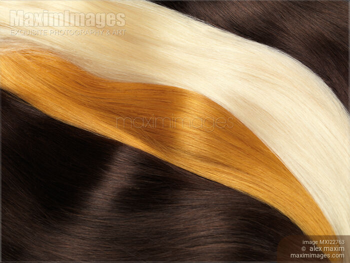 Hair Extensions Stock photo of Hair Extensions Buy commercial use license at MaximImages