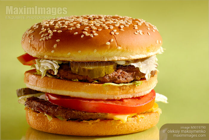Hamburger Stock photo of Hamburger Buy commercial use license at MaximImages