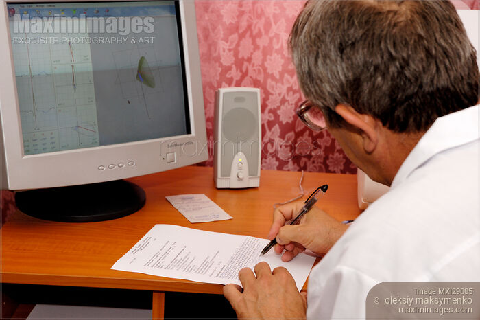 Stock photo of Healthcare Industry - Cardiography Buy commercial use license at MaximImages