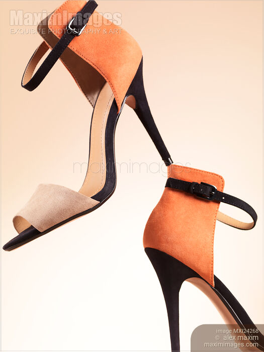 High heel shoes womens footwear still life Stock photo of High heel shoes womens footwear still life Buy commercial use license at MaximImages