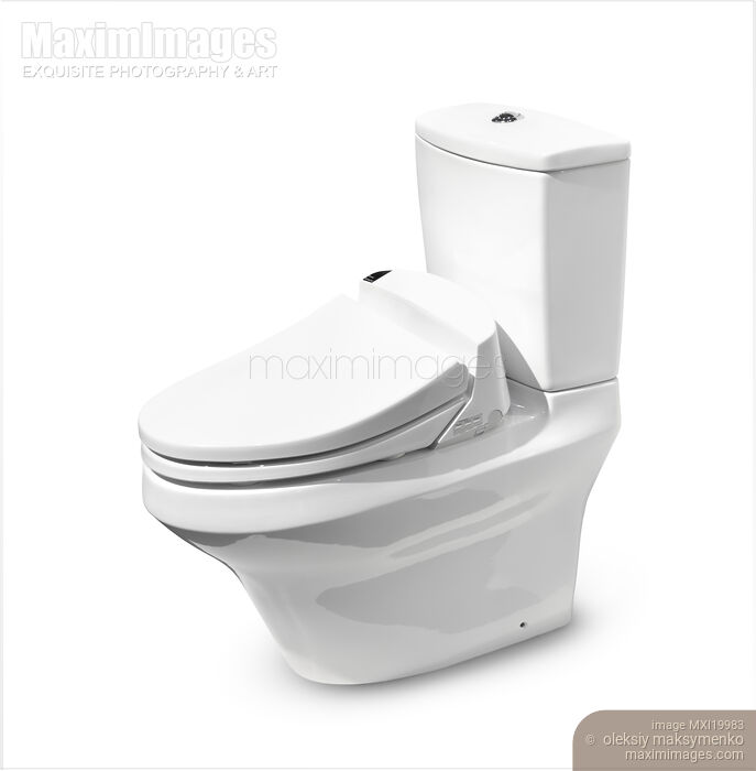 Stock photo of High Tech Toilet Buy commercial use license at MaximImages