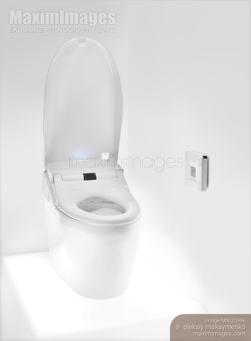 Stock photo of High Tech Toilet Buy commercial use license at MaximImages
