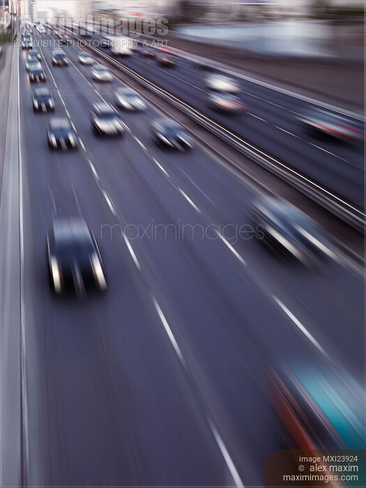 Stock photo of Highway Traffic Buy commercial use license at MaximImages