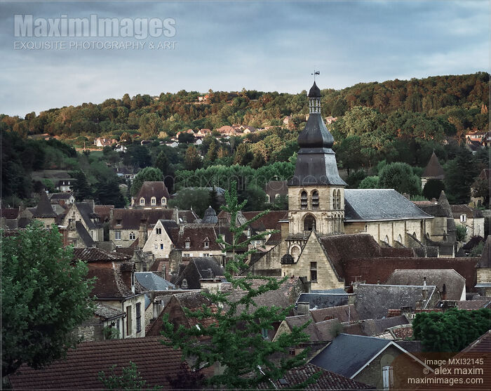 Stock photo of Historic Medieval town of Sarlat in Dordogne France Buy commercial use license at MaximImages