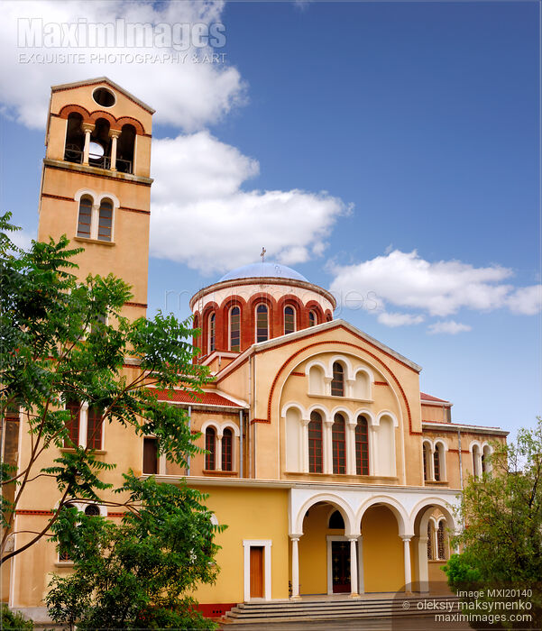 Stock photo of Holy Bishopric Church of Panagia Katholiki in Limassol Cyprus Buy commercial use license at MaximImages