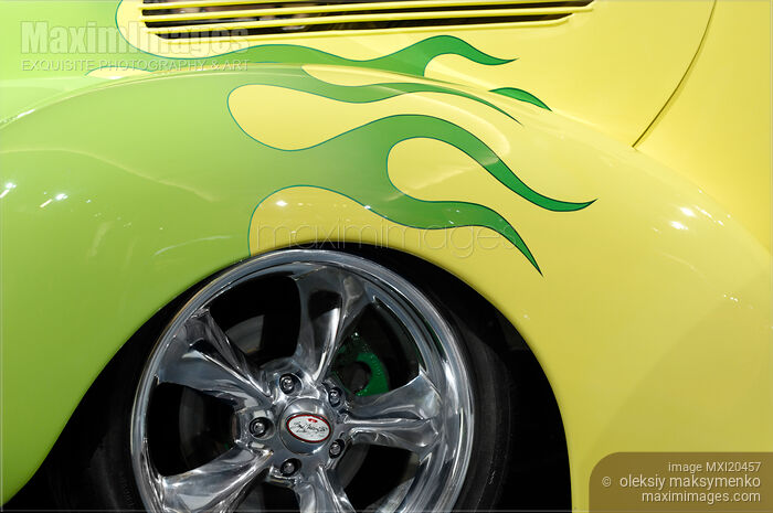 Stock photo of Hot Rod Flame Paint Job Buy commercial use license at MaximImages