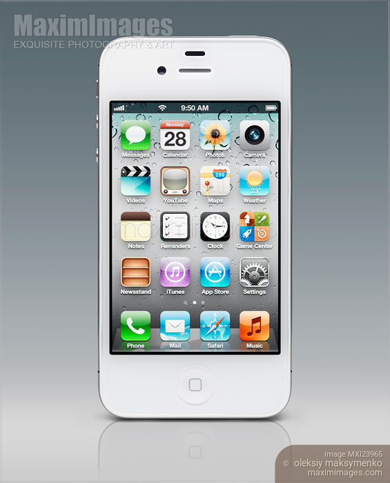 Stock photo of iPhone 4S Smartphone Buy commercial use license at MaximImages
