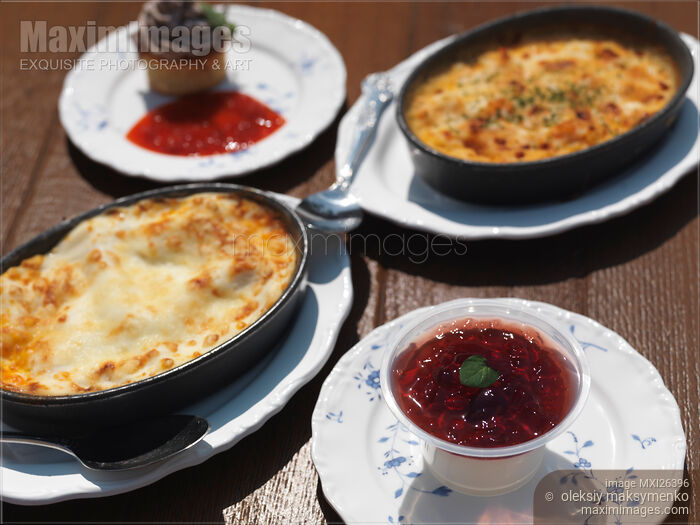 Italian cuisine at a restaurant Stock photo of Italian cuisine at a restaurant Buy commercial use license at MaximImages