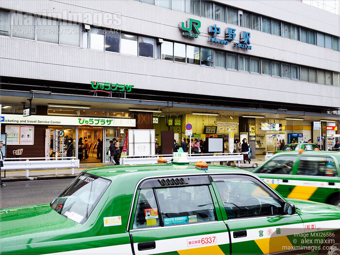 JR Nakano train station Tokyo Stock photo of JR Nakano train station Tokyo Buy commercial use license at MaximImages
