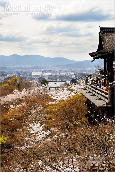 Stock photo of Kiyomizu-dera temple in Kyoto Japan Buy commercial use license at MaximImages