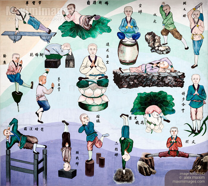 Stock photo of Kung Fu wall mural in China Buy commercial use license at MaximImages