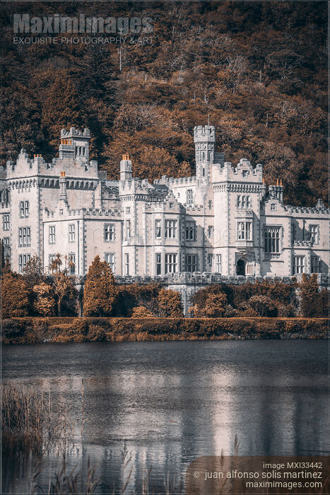 Stock photo of Kylemore Abbey in Connemara, Ireland Buy commercial use license at MaximImages