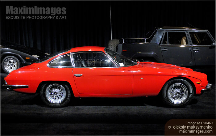 Stock photo of Lamborghini 350GT 1964 retro sports car Buy commercial use license at MaximImages