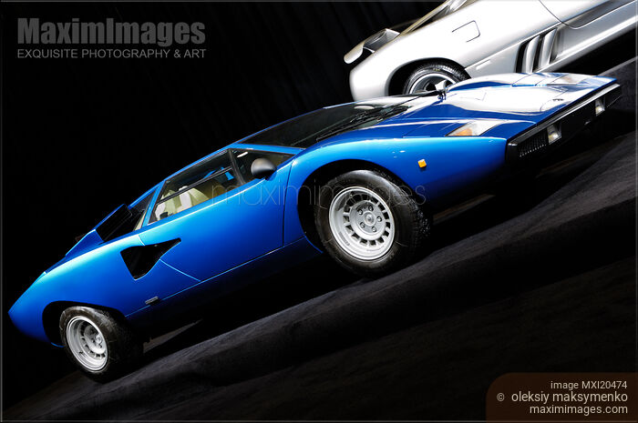 Lamborghini Countach LP 400 sports car Stock photo of Lamborghini Countach LP 400 sports car Buy commercial use license at MaximImages